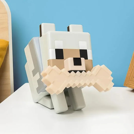 Pixel Wolf Nachtlampe